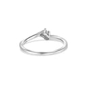 Dainty Princess Solitaire Ring