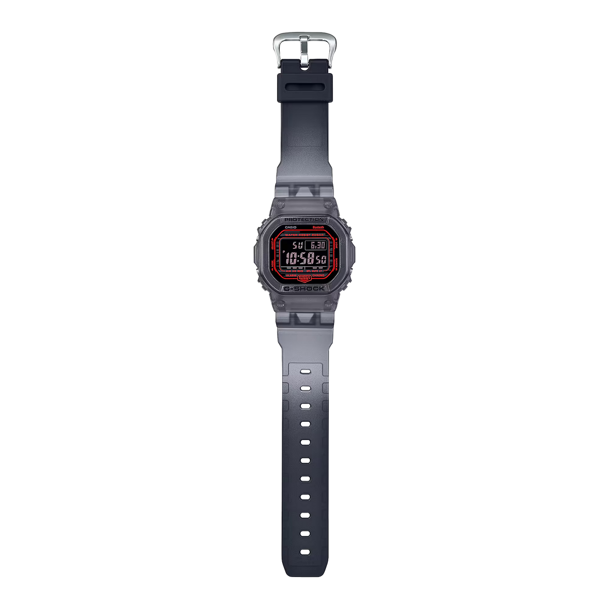 G-Shock Virtual World Ble en negro transparente y rojo - EDICIÓN LIMITADA