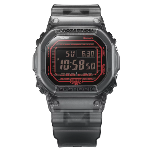 G-Shock Virtual World Ble en negro transparente y rojo - EDICIÓN LIMITADA