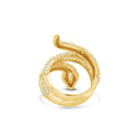 Anillo de serpiente enroscada