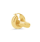 Chunky High Polish Hoop Earrings