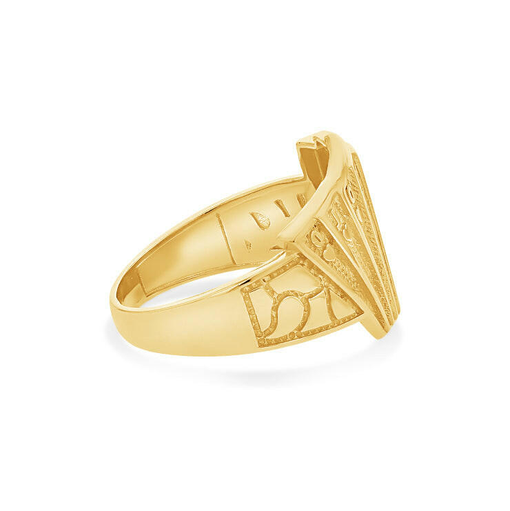 14K Gold Royal Flush Ring