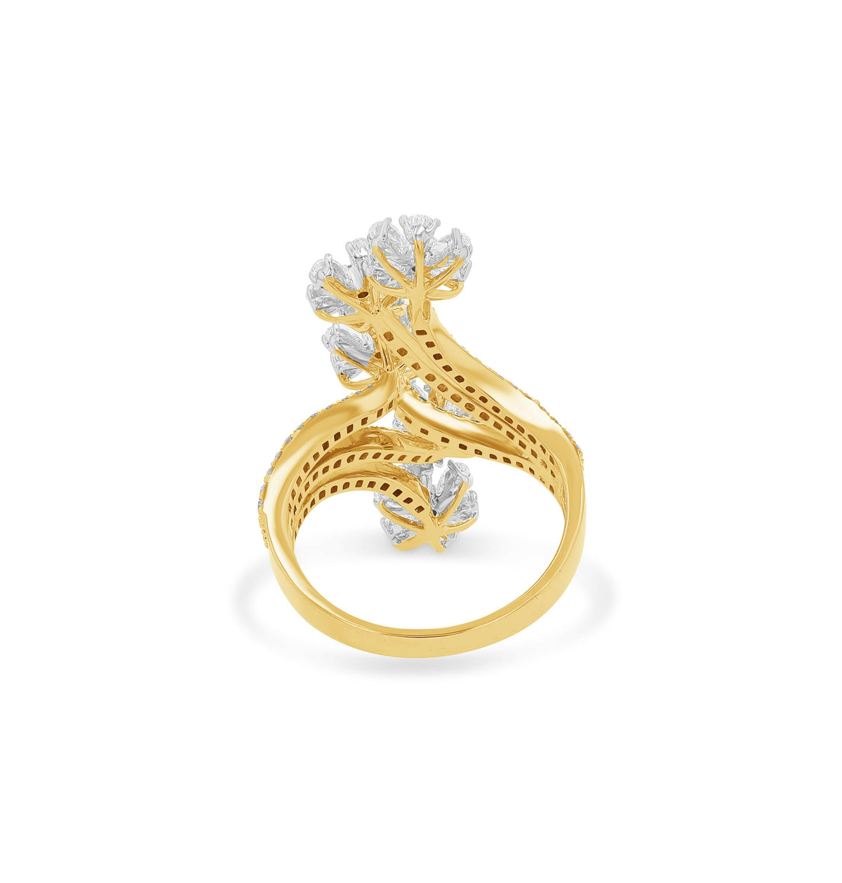 Flower Diamond Cocktail Ring - 1.85 CTW