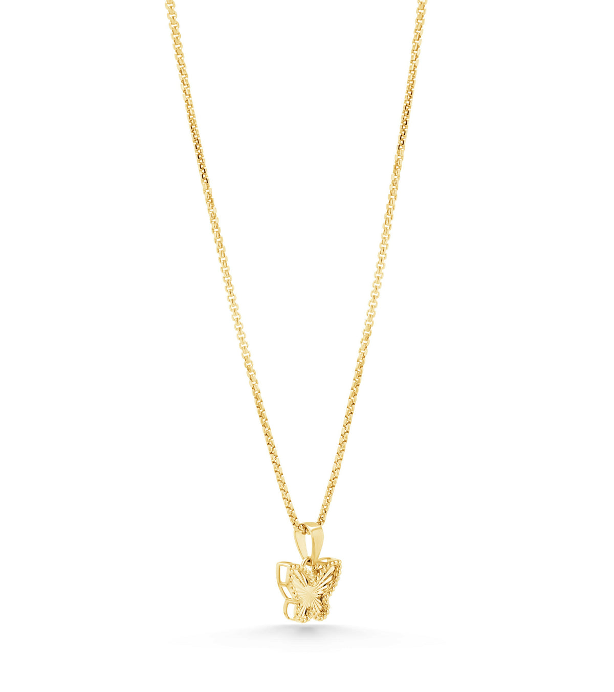14K Gold Guillouche Butterfly Charm