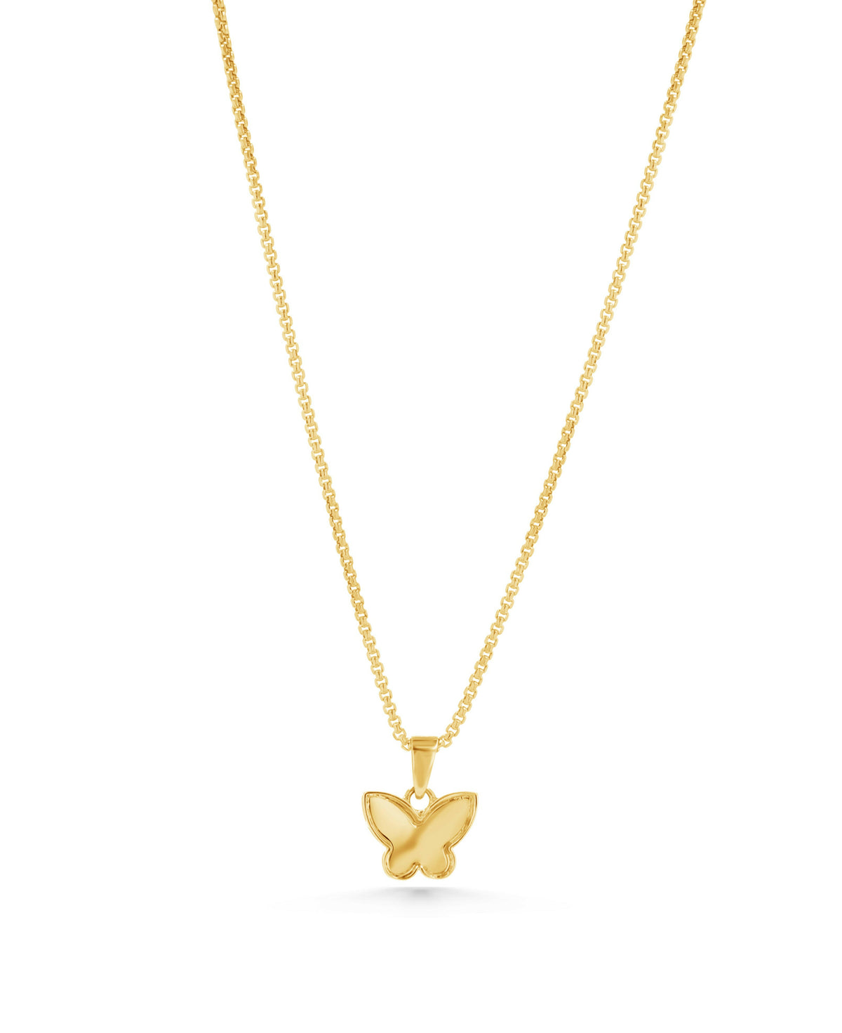 14K Gold Guillouche Butterfly Charm