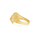 Anillo de cabeza de león