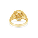 Anillo de cabeza de león