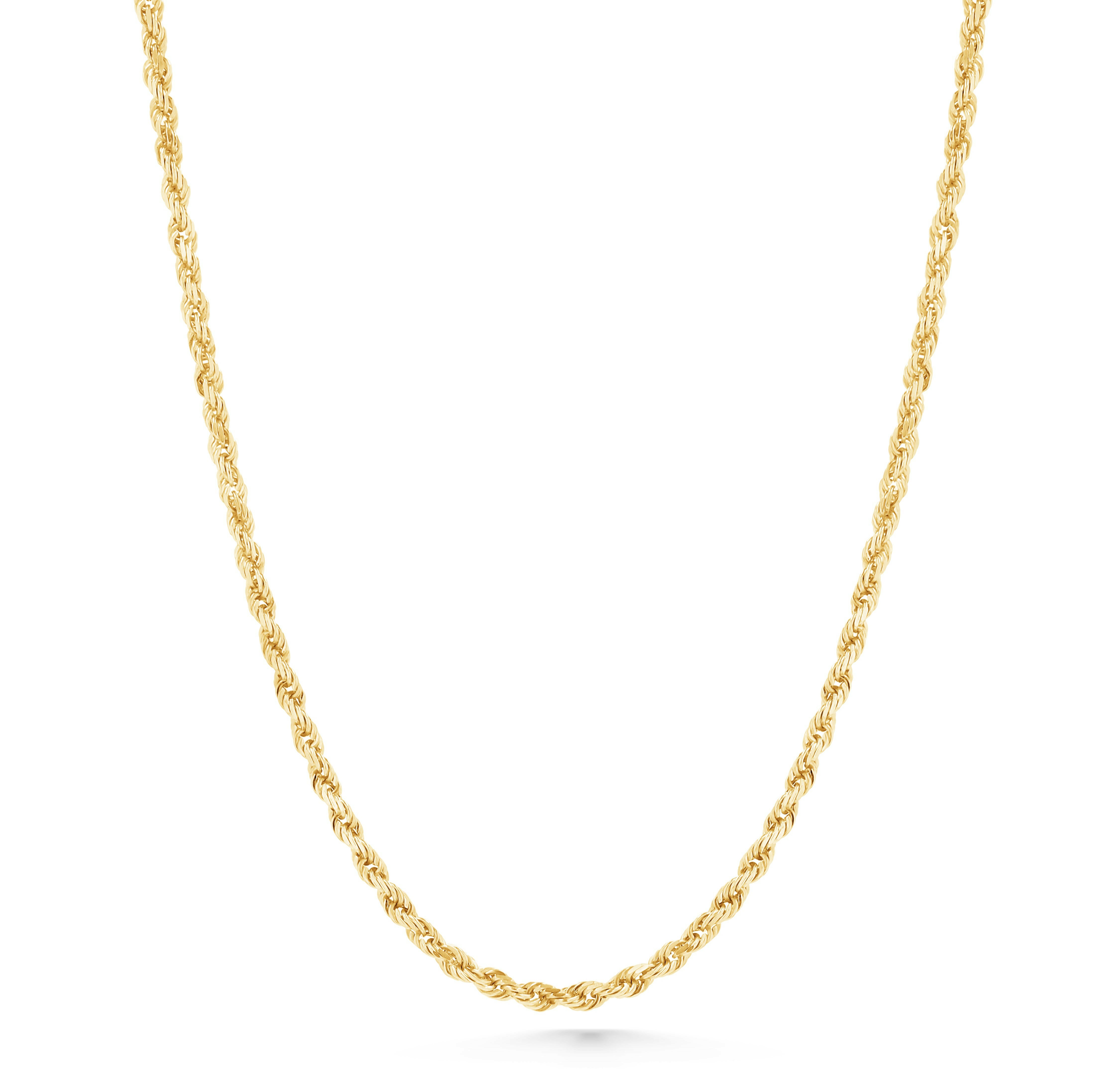 Solid Rope Chain - 2mm