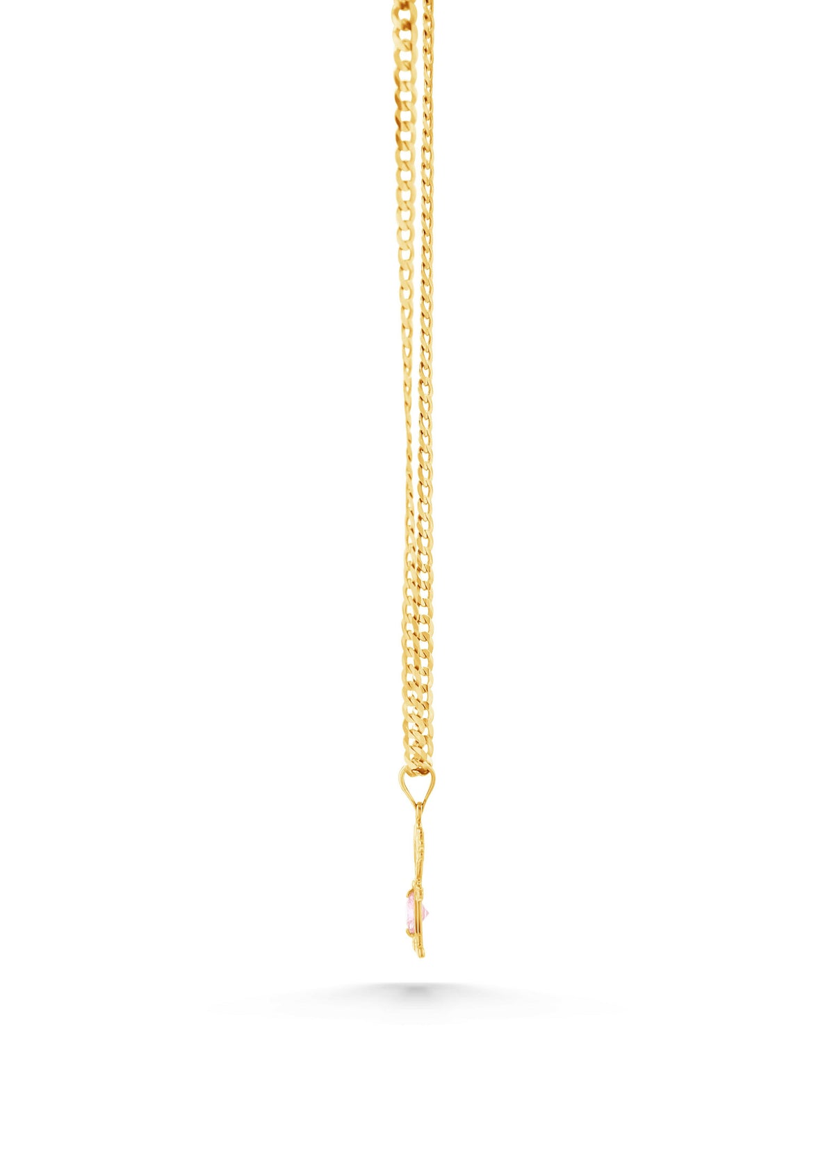 14K Gold Mother's Daughter Birthstone Pendant