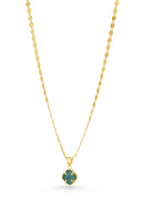 Charm de trébol verde pequeño