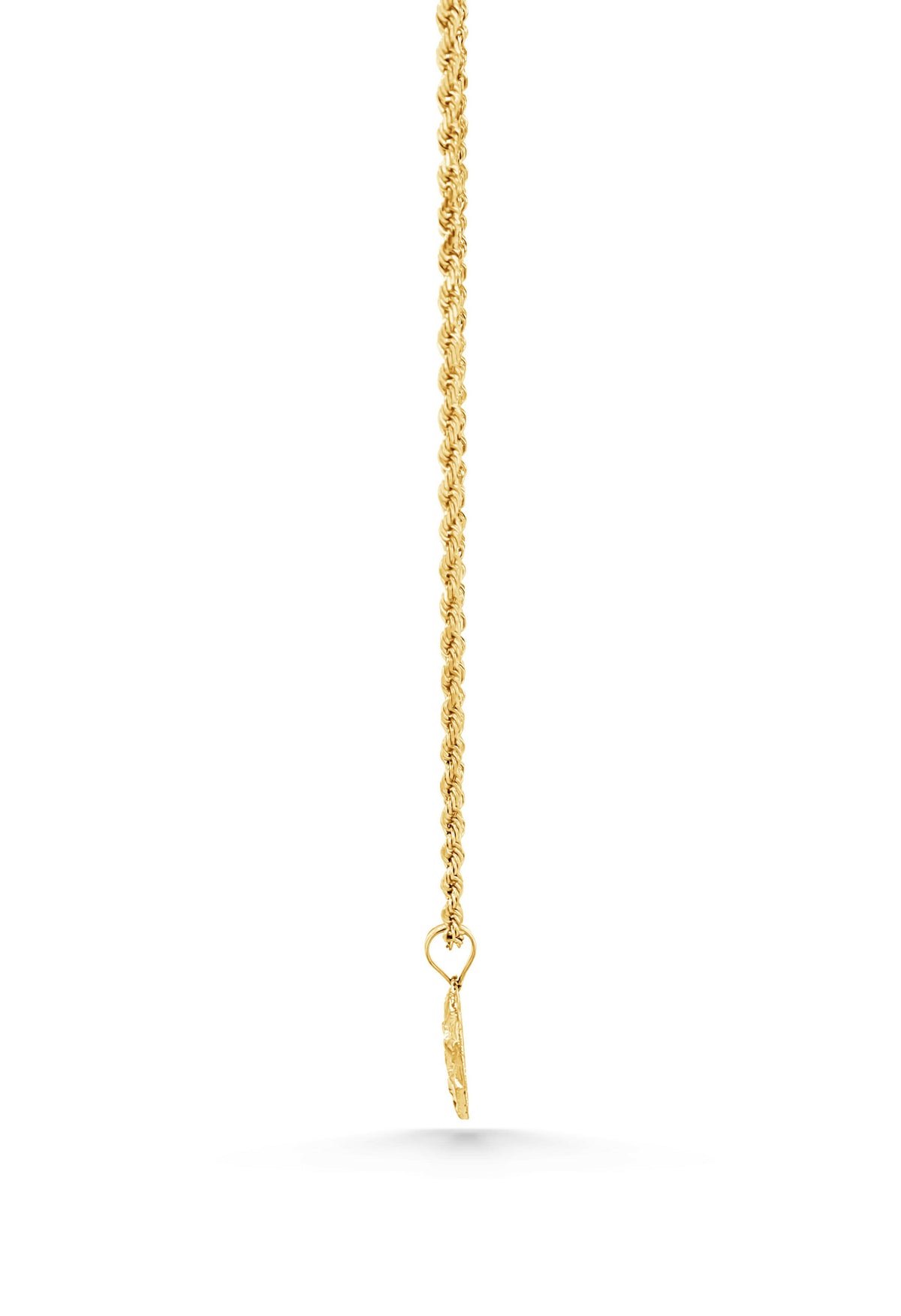 10K Gold Heart Nugget Charm
