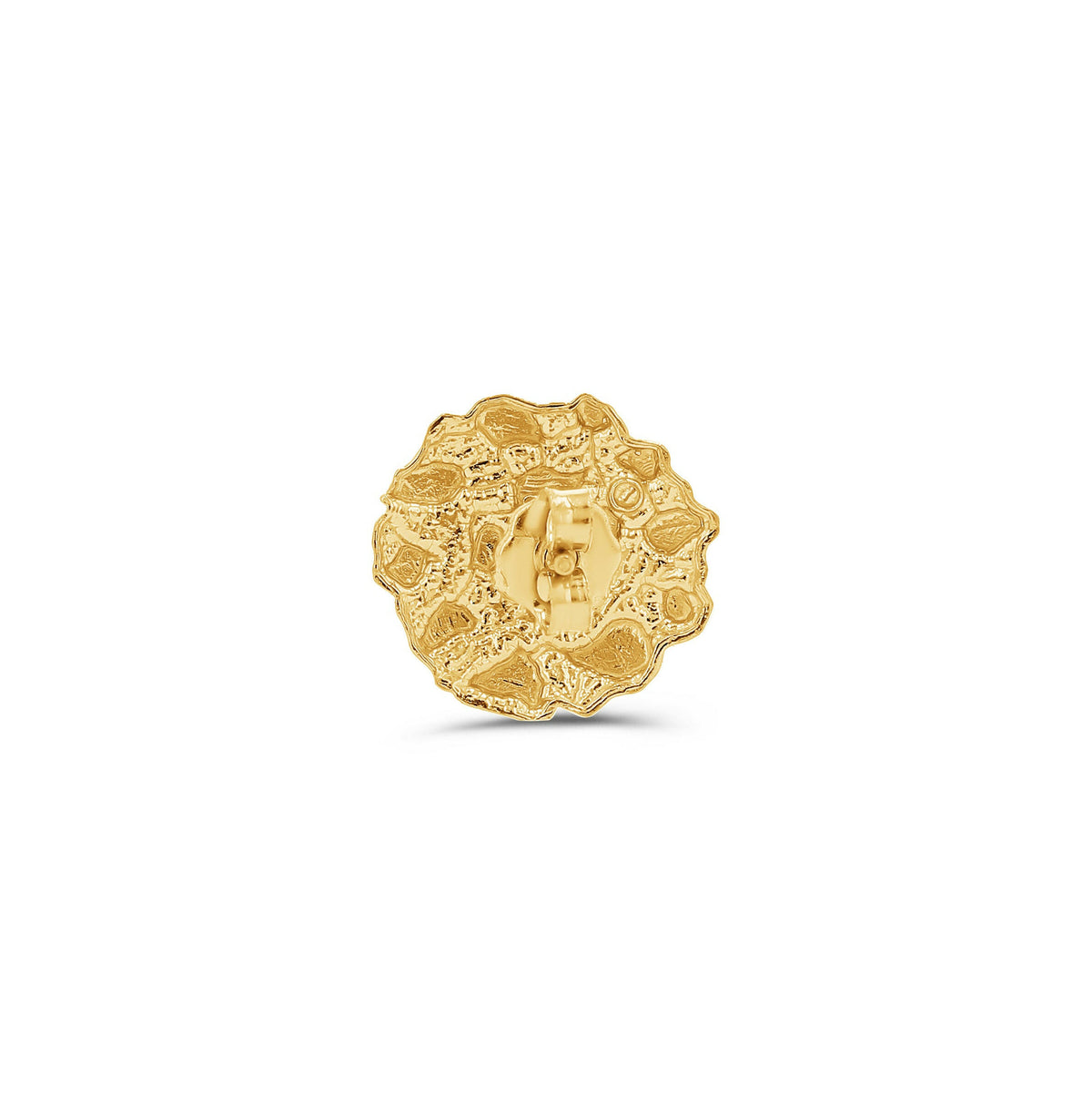 10K Gold Large Nugget Studs