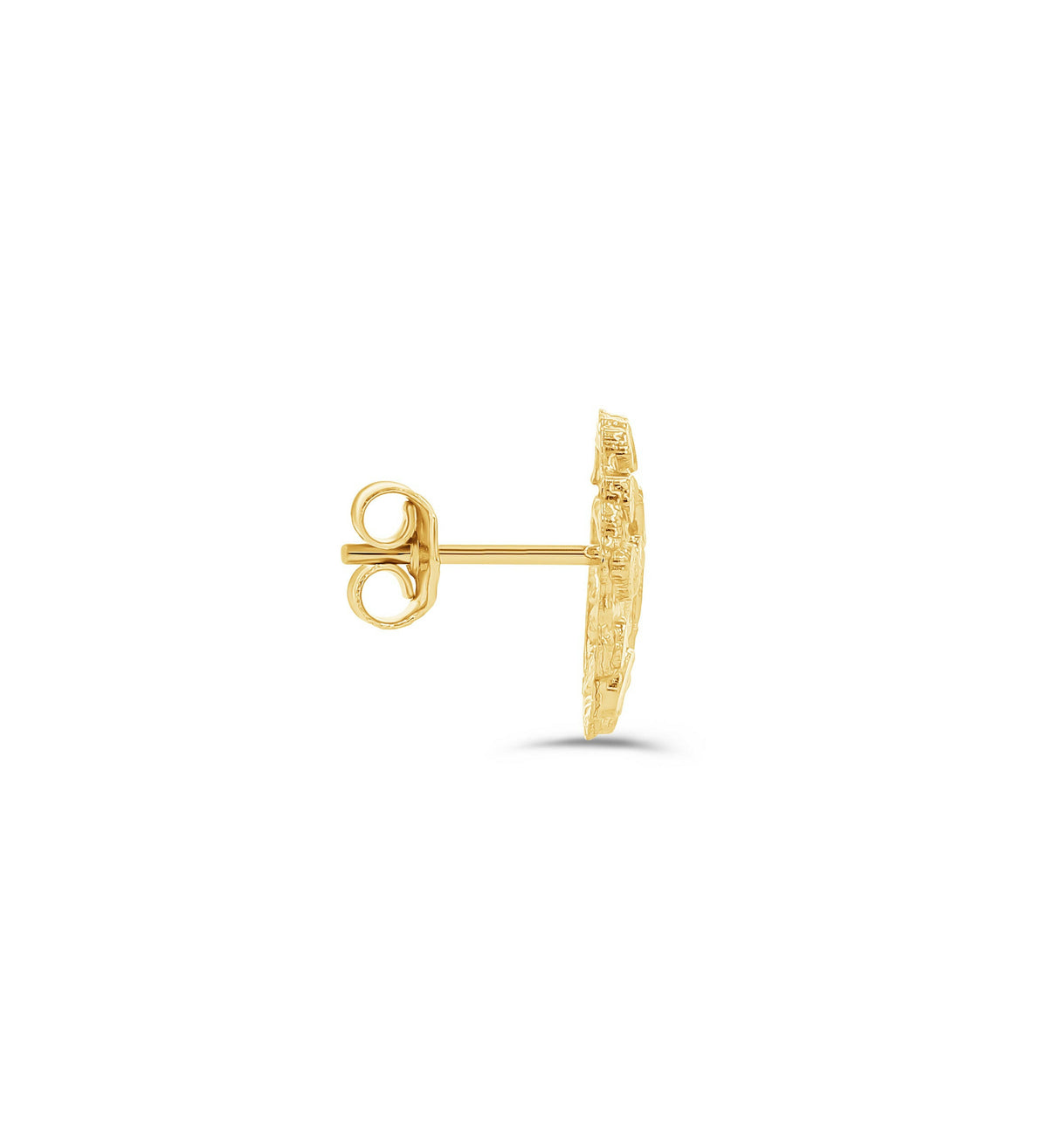 10K Gold Large Nugget Studs