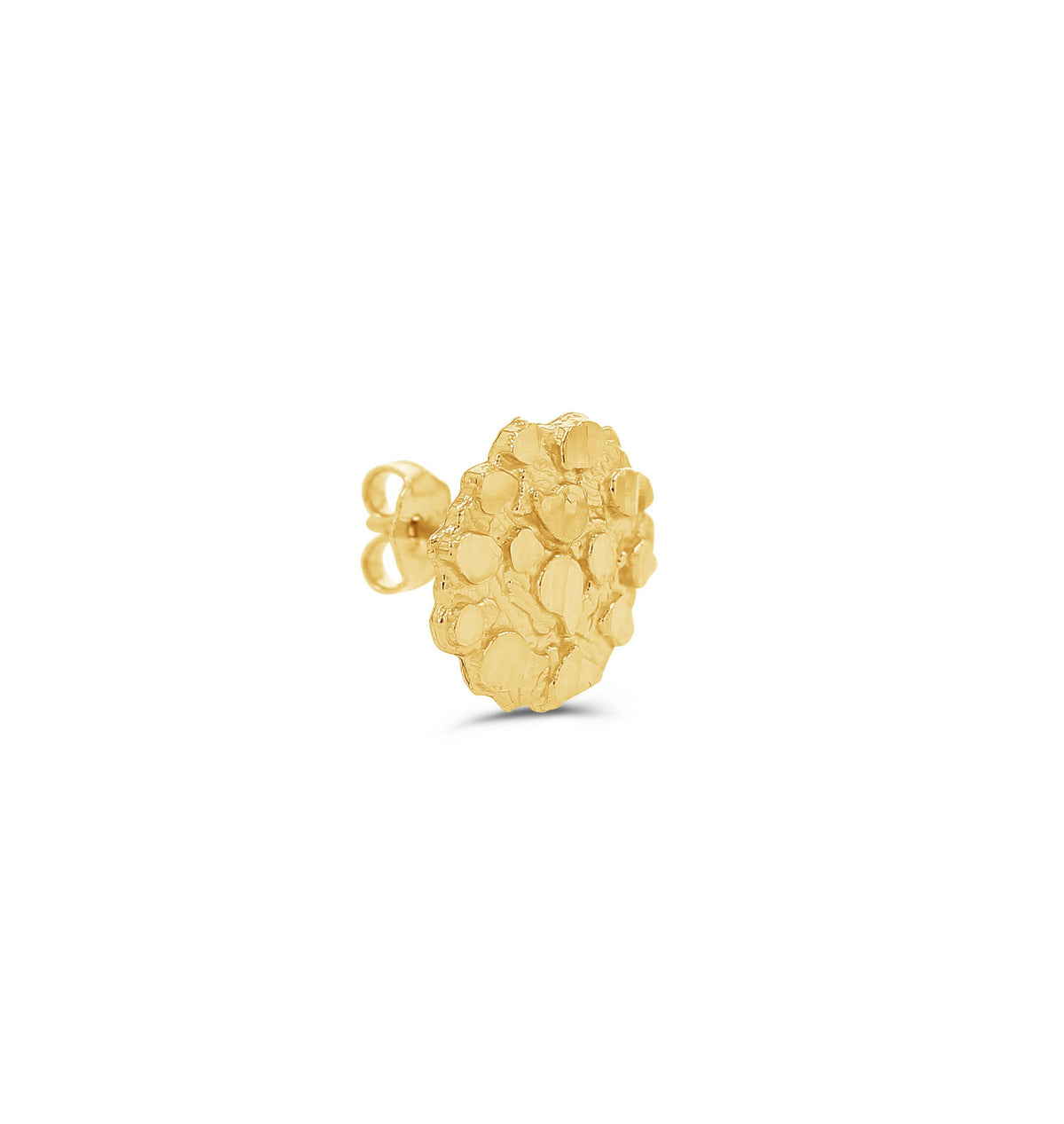10K Gold Large Nugget Studs
