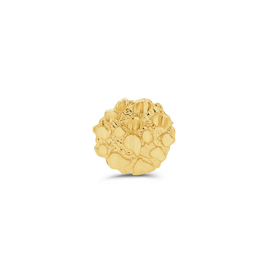 10K Gold Large Nugget Studs