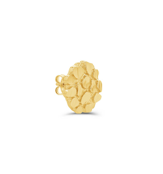 10K Gold XL Nugget Studs