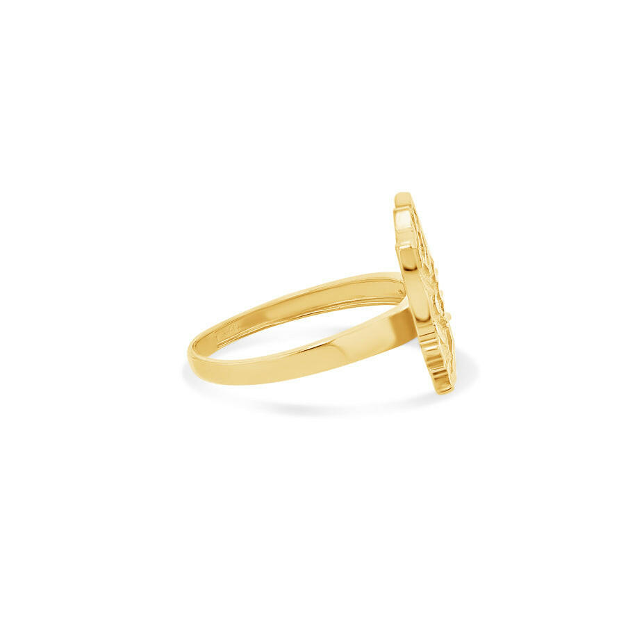 14K Gold Hello Kitty Ring