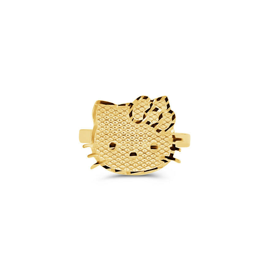 14K Gold Hello Kitty Ring