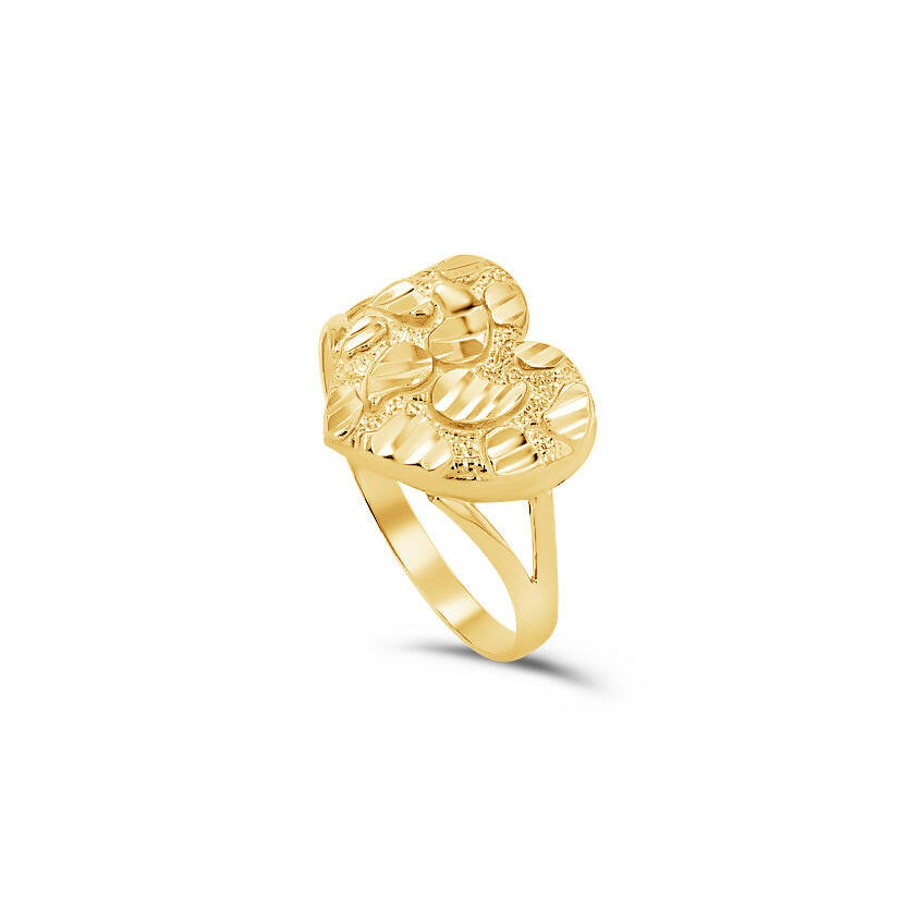Nugget Heart Ring