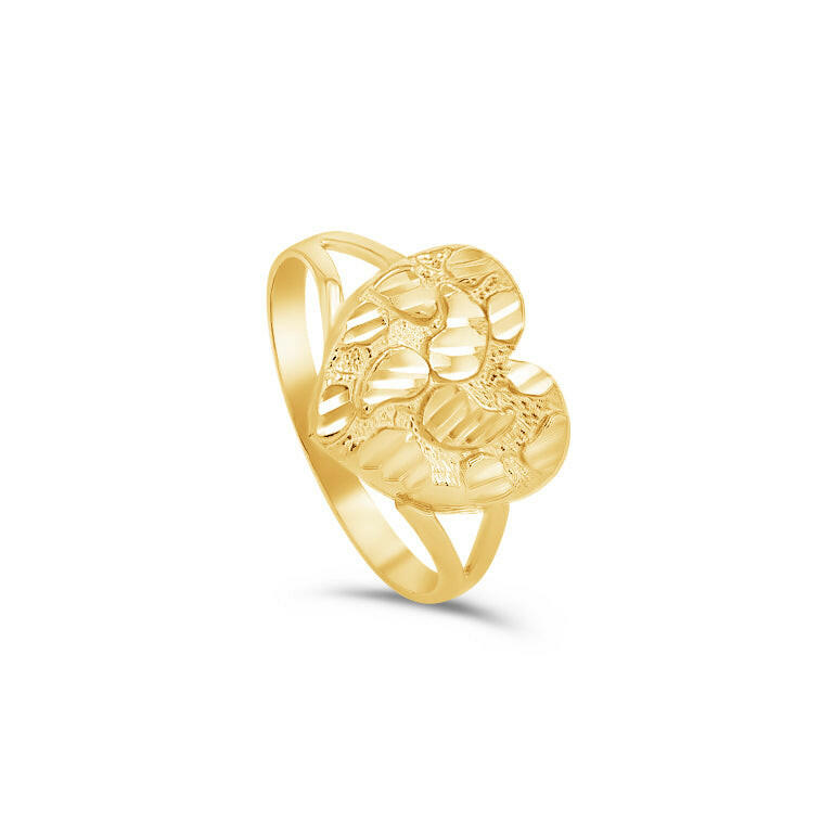 Nugget Heart Ring