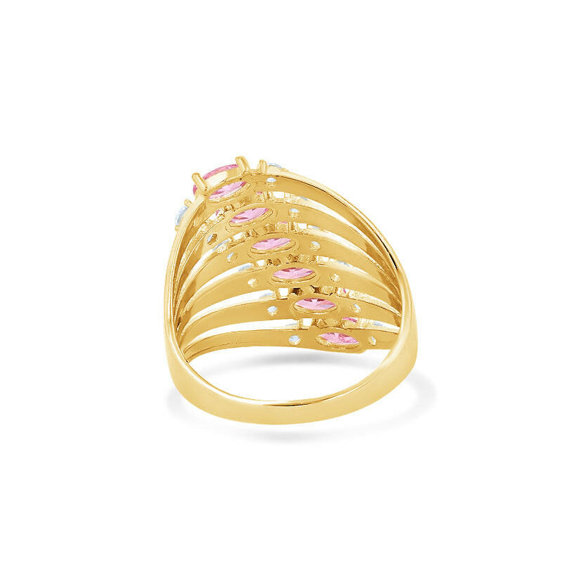 14K Gold Mother's 6-Child Cocktail Ring