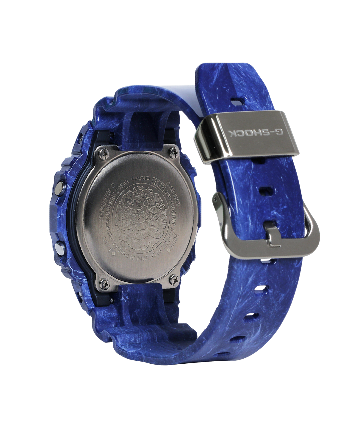 Luxury G-Shock limited edition watch with exquisite blue pottery design