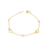 14K Interlaced Love Bracelet