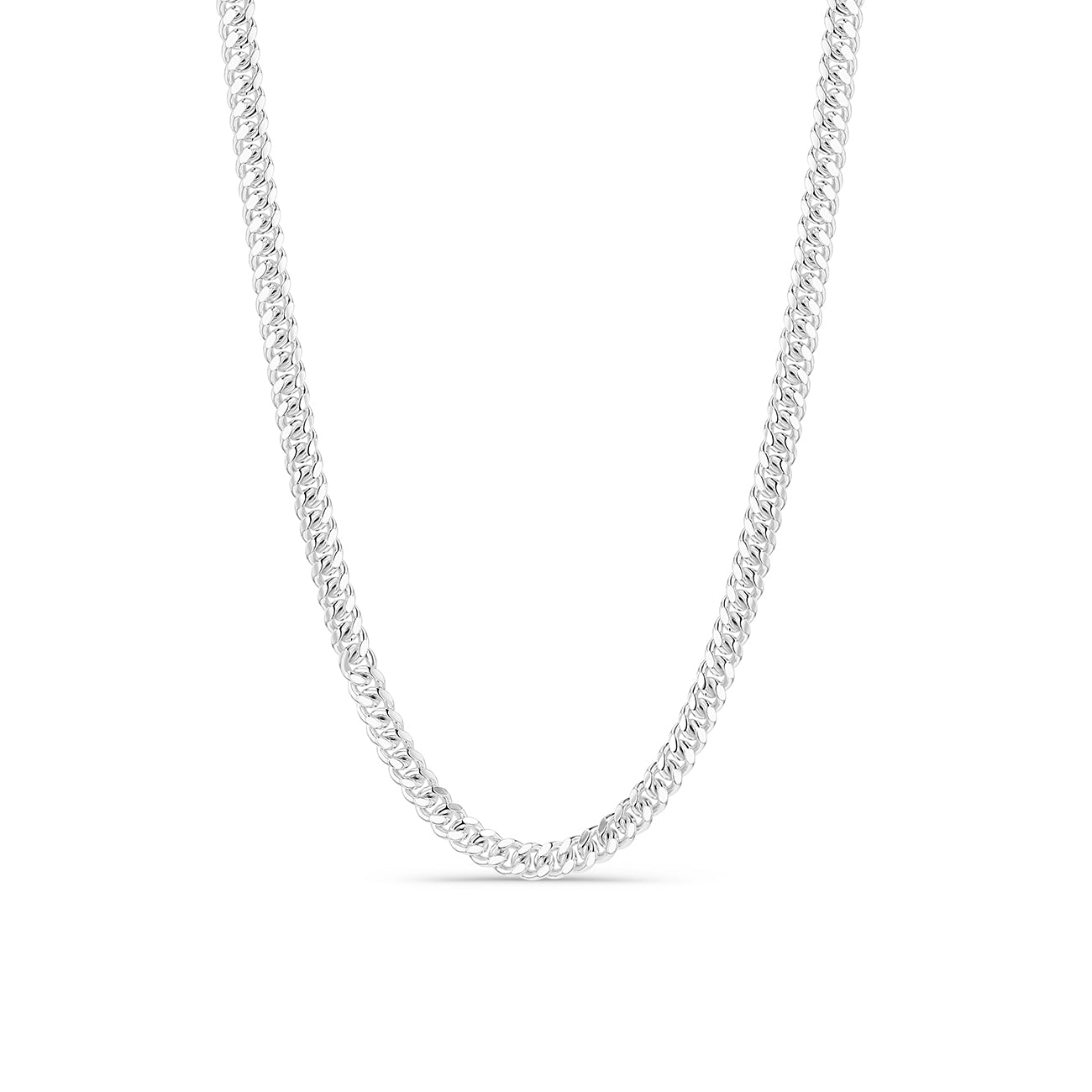 .925 Silver Solid Curb Chain