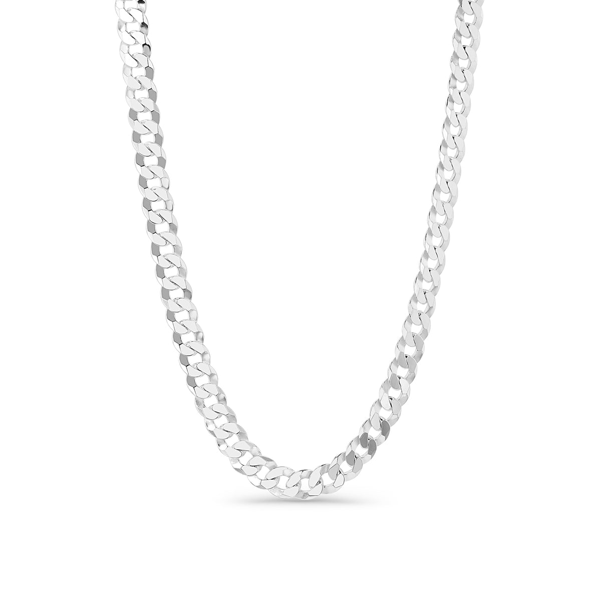 .925 Silver Solid Cuban Chain