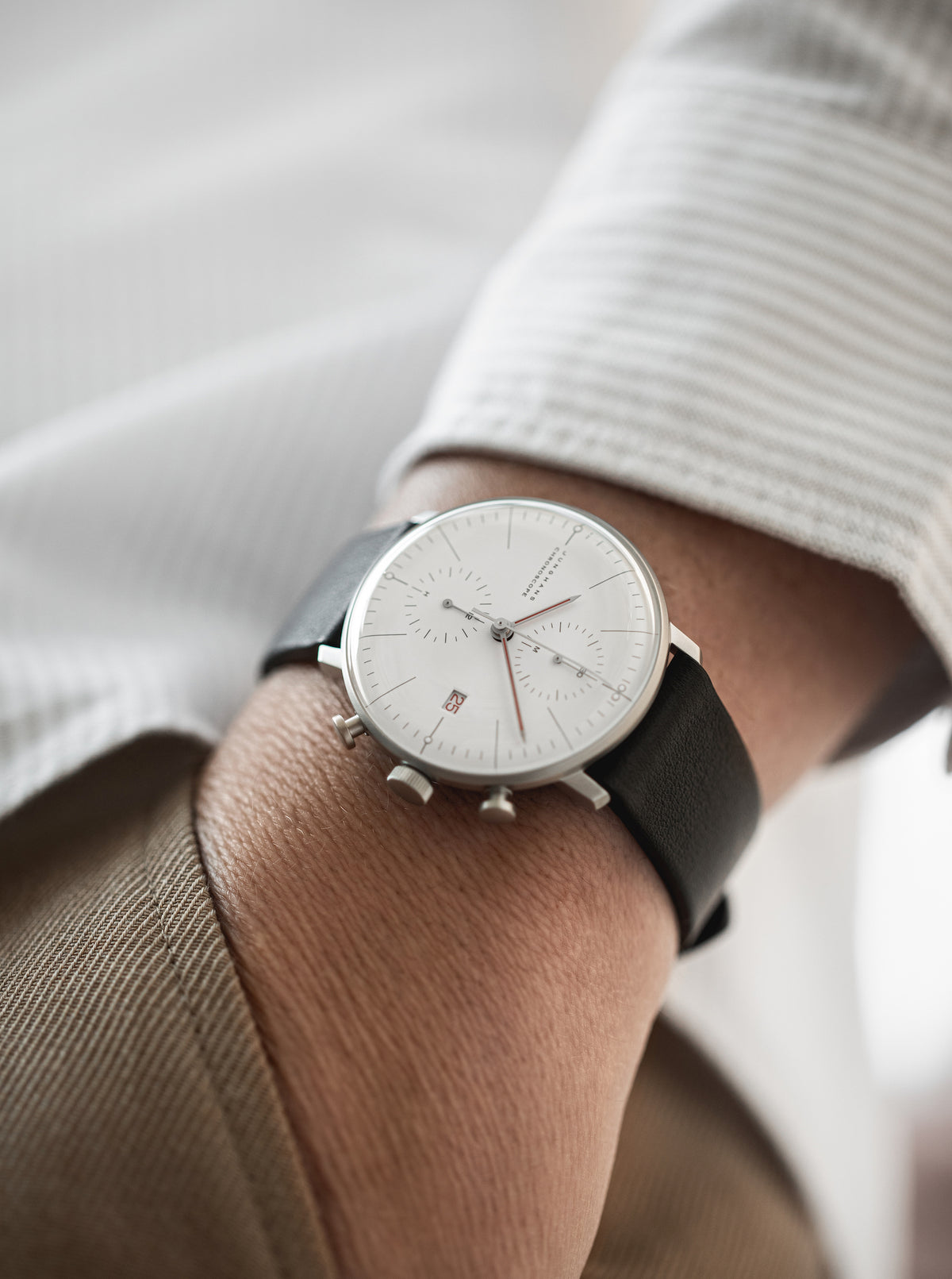 Junghans Max Bill Chronoscope Bauhaus