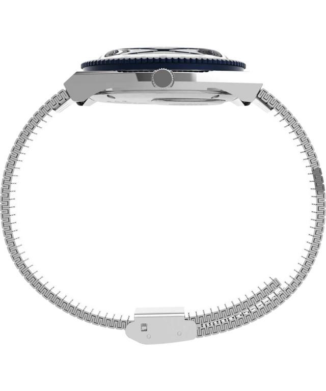 Q Timex 36mm Stainless Steel Bracelet Watch