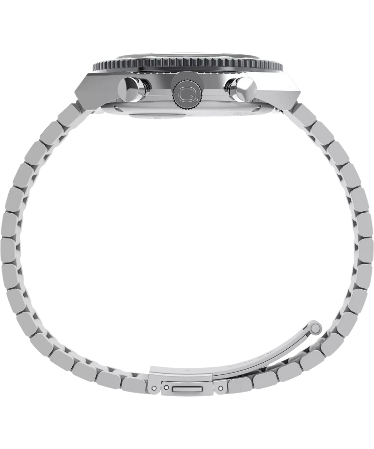 Q Timex Three Time Zone Chronograph