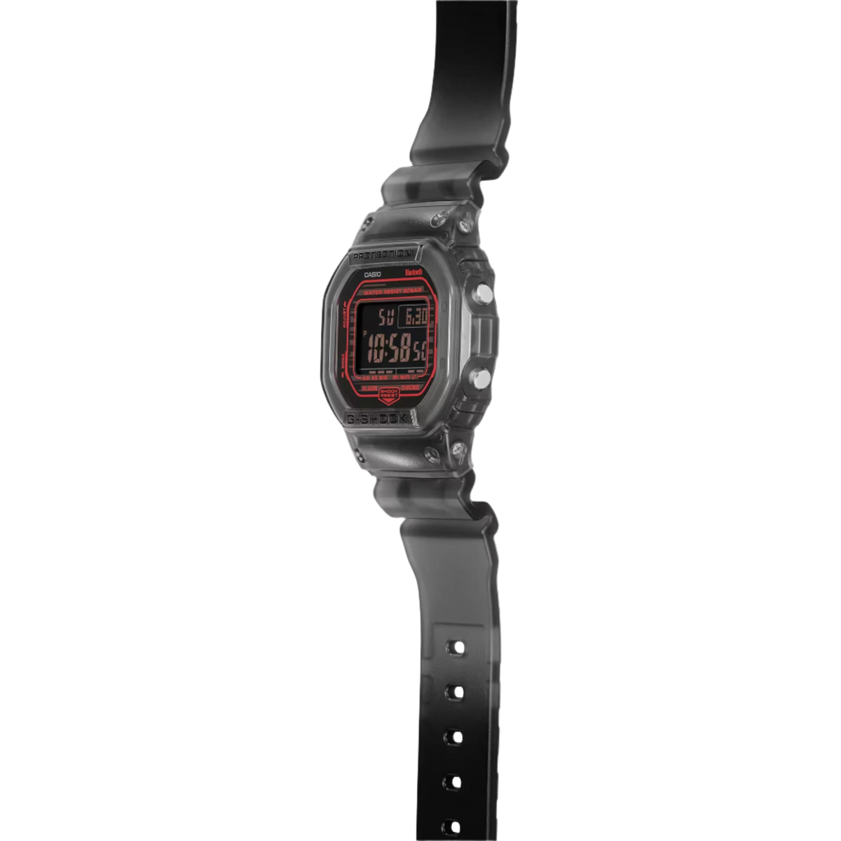 G-Shock Virtual World Ble en negro transparente y rojo - EDICIÓN LIMITADA