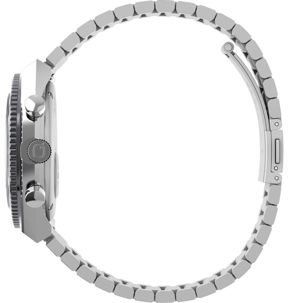 Q Timex Three Time Zone Chronograph