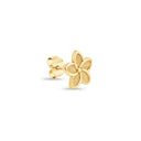 Hawaiian Plumeria Flower Stud Earrings