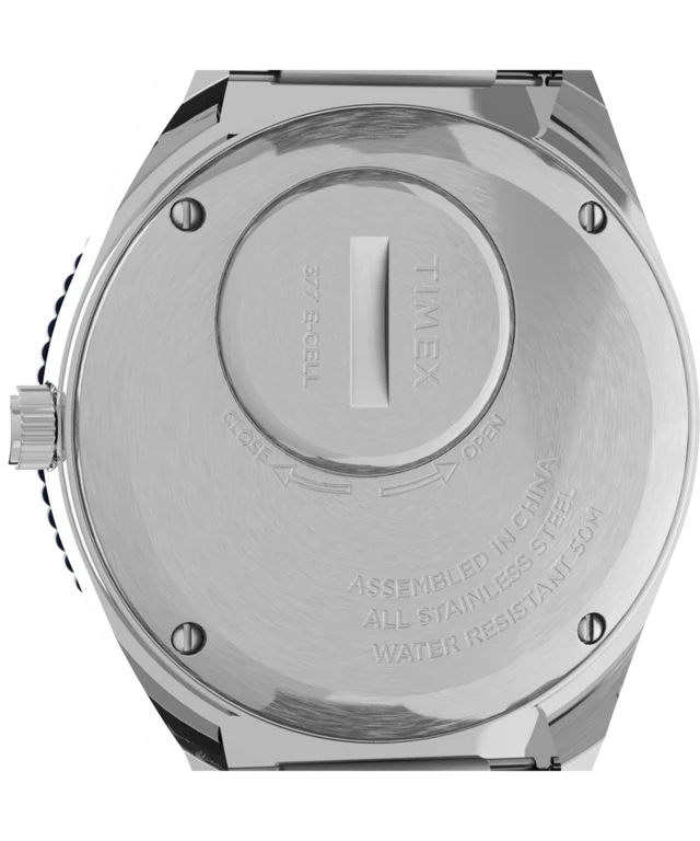 Q Timex 36mm Stainless Steel Bracelet Watch