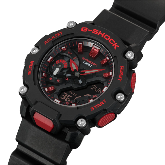 G-Shock G-CARBON 3D ANA-DIGI 'Ignite Red' - Correa intercambiable