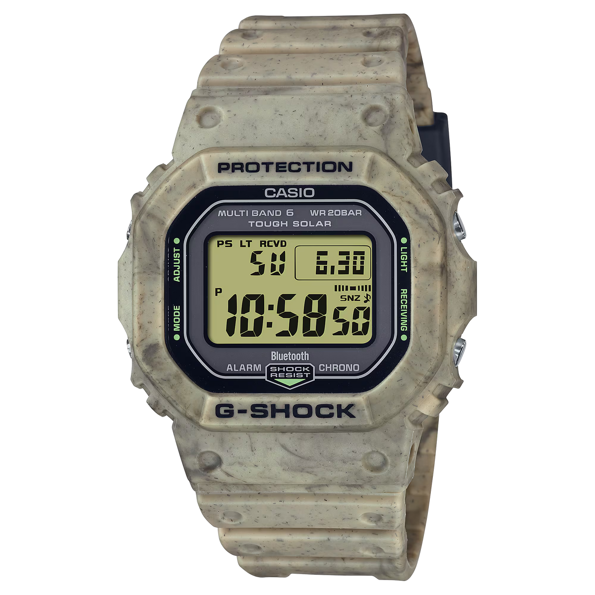 G-Shock Atomic Solar watch showcasing durable design and advanced solar atomic timekeeping technology